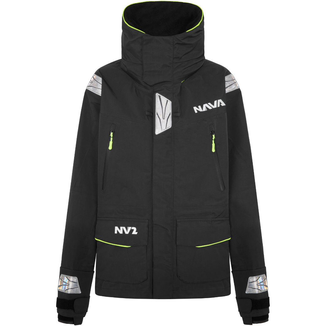 2025 Nava Performance Womens NV2 Sailing Jacket NAVANV2J01 - Black